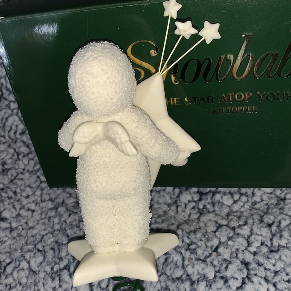 Snowbabies “I’m the Star Atop Your Tree” Bisque Tree-topper in Box - Picture 7 of 8